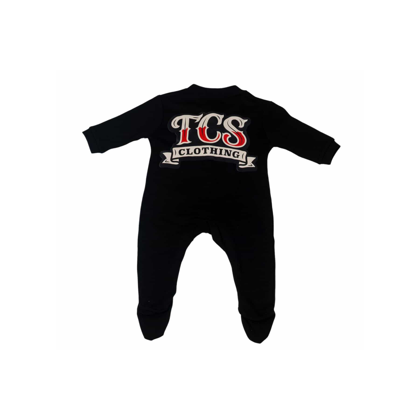 TCS Black Baby grow